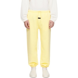 피어오브갓 Fear of God 에센셜 ESSENTIALS Yellow Drawstring Sweatpants 241161M190030