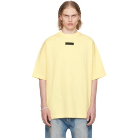 피어오브갓 Fear of God 에센셜 ESSENTIALS Yellow Crewneck T-Shirt 241161M213035