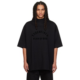 피어오브갓 Fear of God 에센셜 ESSENTIALS Black Bonded T-Shirt 232161M213000