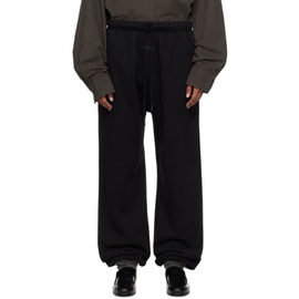 피어오브갓 Fear of God 에센셜 ESSENTIALS Black Relaxed Sweatpants 241161F086002