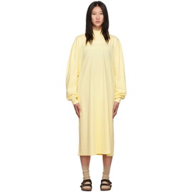 피어오브갓 Fear of God 에센셜 ESSENTIALS Yellow Long Sleeve Midi Dress 222161F052009
