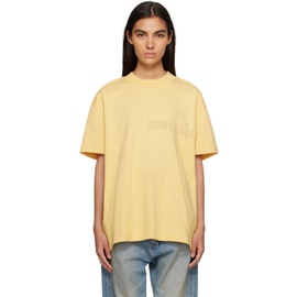 피어오브갓 Fear of God 에센셜 ESSENTIALS Yellow Crewneck T-Shirt 231161F110021