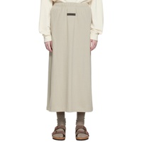 피어오브갓 Fear of God 에센셜 ESSENTIALS Gray Cotton Midi Skirt 222161F092001