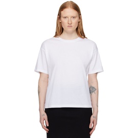 Filippa K White Loose Fit T-Shirt 241072F110006