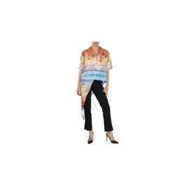 Filles A Papa Ladies T-Shirt Multicolor Sunny Poplin Beach 62063000-25-BEACH