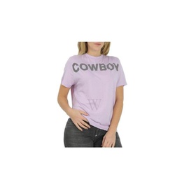 Filles A Papa Ladies Purple Fap Cowboy T-Shirt 61061000-39-PARME