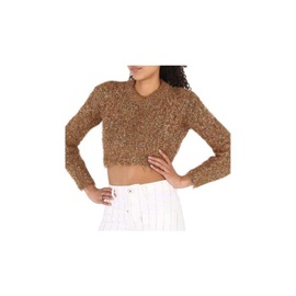 Filles A Papa Ladies Gold Fap Knit Tinsel Sweater, Brand Size 0 (X-Small) 61103099-15-GOLD