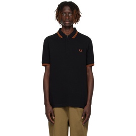 Fred Perry Black Twin Tipped Polo 232719M212007