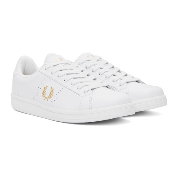 Fred Perry White B721 Sneakers 241719M237005