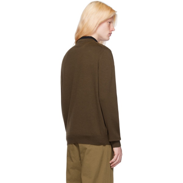  Fred Perry Brown Classic Sweater 241719M201004