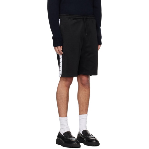  Fred Perry Black Taped Shorts 241719M193001