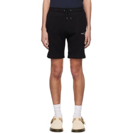 Fred Perry Black Embroidered Shorts 241719M193000