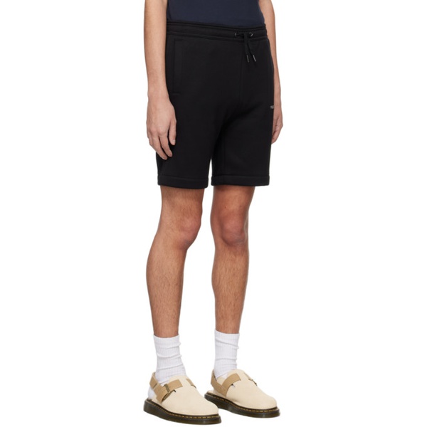  Fred Perry Black Embroidered Shorts 241719M193000