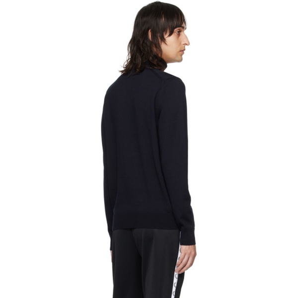  Fred Perry Navy Roll Neck Turtleneck 241719M205001
