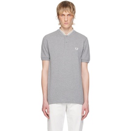 Fred Perry Gray Band Collar Henley 242719M212021