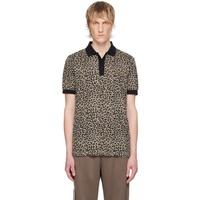 Fred Perry Beige Leopard Polo 242719M212020