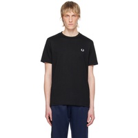 Fred Perry Black Ringer T-Shirt 242719M213002