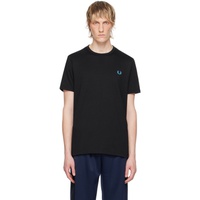 Fred Perry Black Ringer T-Shirt 242719M213013