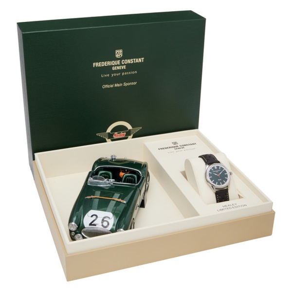  Frederique Constant Brown & Green Vintage Rally Healey Automatic COSC Watch 241769M165000