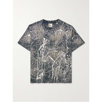 GALLERY DEPT. Paint-Splattered Bleached Cotton-Jersey T-Shirt 1647597324163537