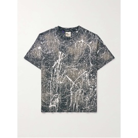 GALLERY DEPT. Paint-Splattered Bleached Cotton-Jersey T-Shirt 1647597324163537