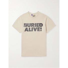 GALLERY DEPT. Buried Alive Distressed Printed Cotton-Jersey T-Shirt 1647597316241890