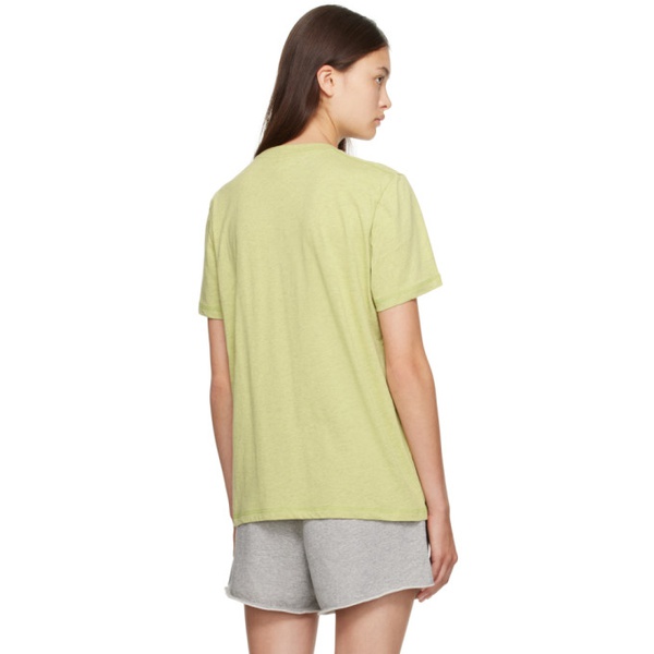  가니 GANNI Green Relaxed T-Shirt 232144F110009