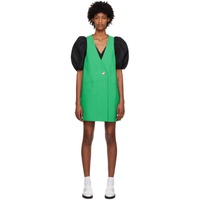 가니 GANNI Green Suiting Vest Minidress 231144F052024