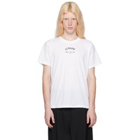 가니 GANNI White Relaxed T-Shirt 241144M213000