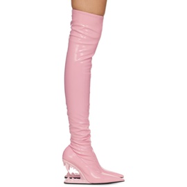 GCDS Pink Morso Boots 232308F115000