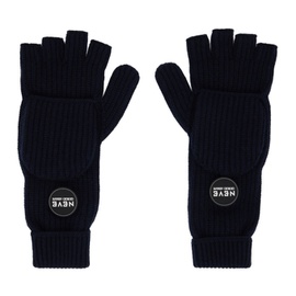 조르지오 아르마니 Giorgio Armani Navy Neve Fingerless Gloves 222262M135005