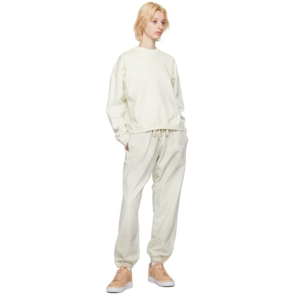  GUESS USA 오프화이트 Off-White Relaxed Lounge Pants 231603F086000