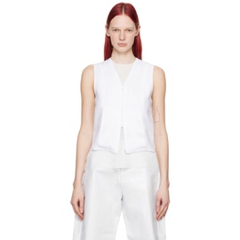 Gabriela Coll Garments White No.270 Vest 241282F068000