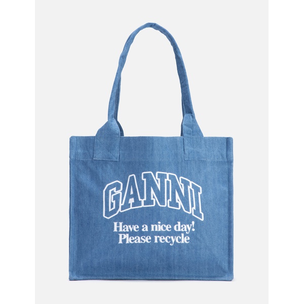  가니 Ganni Large Easy Shopper Denim 915721