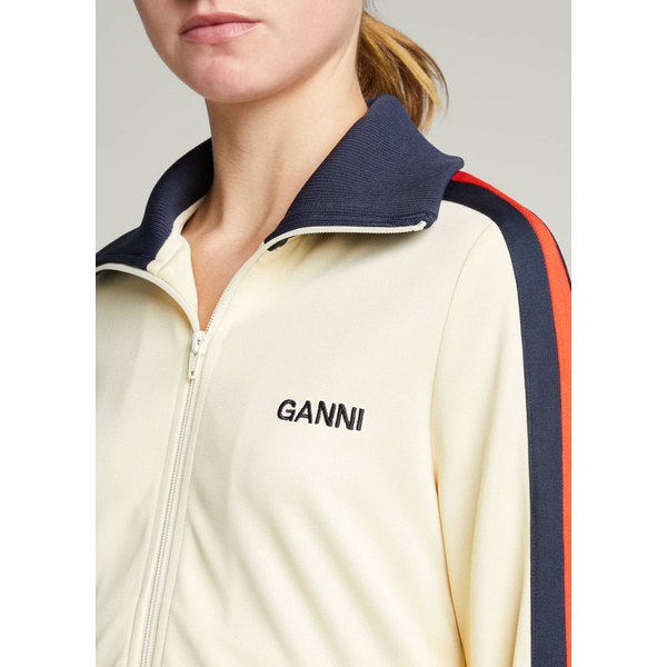  가니 Ganni Recycled Logo Track Jacket 4258714