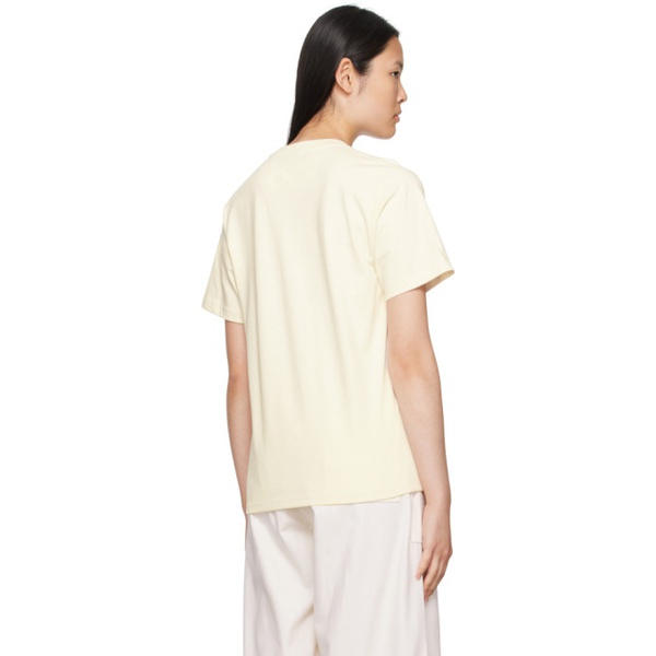  Gentle Fullness 오프화이트 Off-White Printed T-Shirt 232456F110008