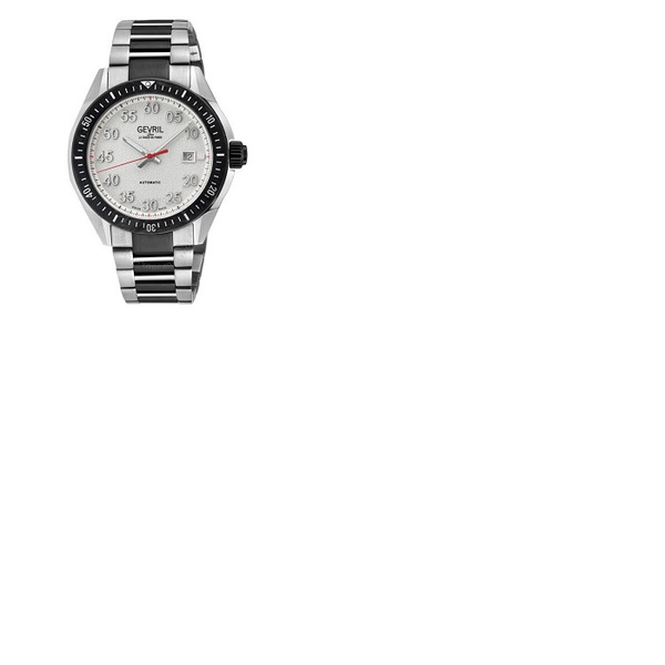  Gevril Ascari Automatic White Dial Mens Watch 48302B