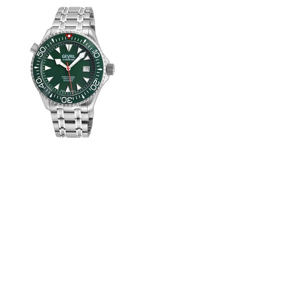  Gevril Hudson Yards Automatic Green Dial Mens Watch 48806