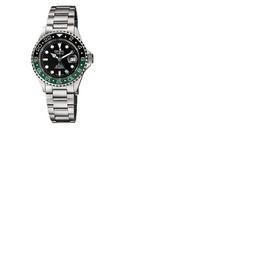 Gevril Wall Street Black Dial Mens Watch 4955A
