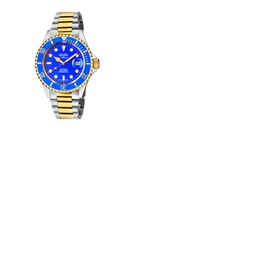 Gevril Wallstreet Automatic Blue Dial Mens Watch 4856A
