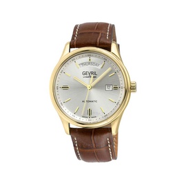 Gevril Excelsior Automatic Silver Dial Mens Watch 48203