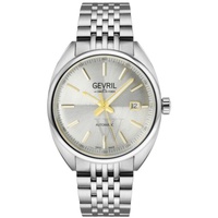 Gevril MEN'S Five Points Stainless Steel Silver-tone Dial Watch 48702