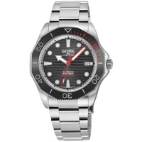 Gevril MEN'S Pier 90 Stainless Steel Black Dial Watch 49100