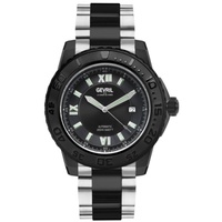 Gevril MEN'S Seacloud Stainless Steel Black Dial Watch 3121B