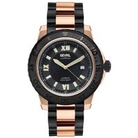 Gevril MEN'S Seacloud Stainless Steel Black Dial Watch 3123B