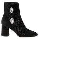 Giannico Ladies Julie Black Suede Embellished Boots GI0030 75CP 2847 1001