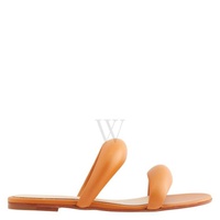 지안비토 로시 Gianvito Rossi Ladies Sienna Nappa Double Strap Flat Sandals G17210 05CUONAP