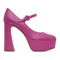 지안비토 로시 Gianvito Rossi Pink Mary Jane Heels 231090F122012