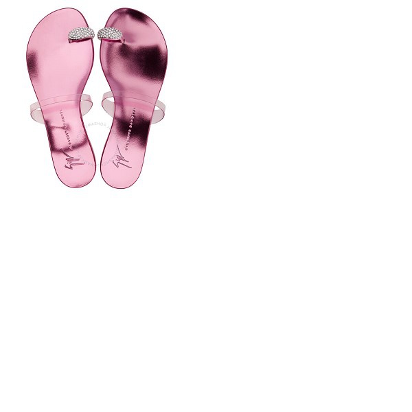  쥬세페 자노티 Giuseppe Zanotti Ring Plexi Slip-On Flat Sandals I100004/004