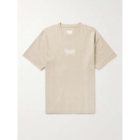 지방시 GIVENCHY Slim-Fit Logo-Embroidered Cotton-Jersey T-Shirt 1647597309942967